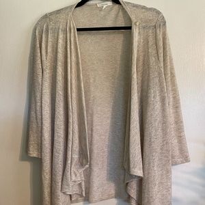 Maurices Oatmeal Cardigan, Size 1